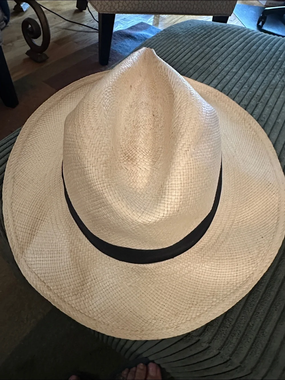 Montecristi Original straw hat!! Like new! Size 62 Made in Panama